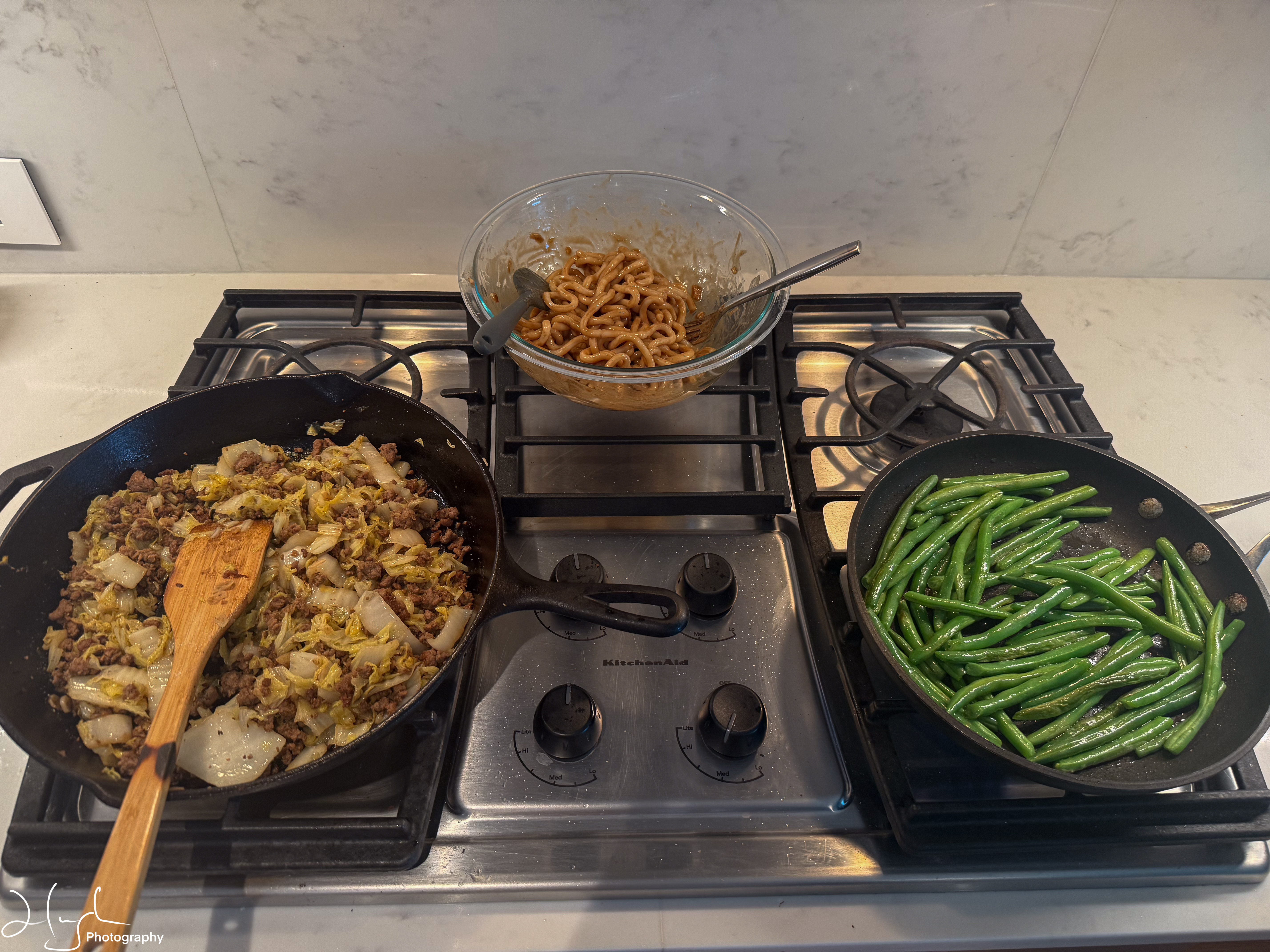 Dan-Dan Noodles & Magic Sauce Green Beans