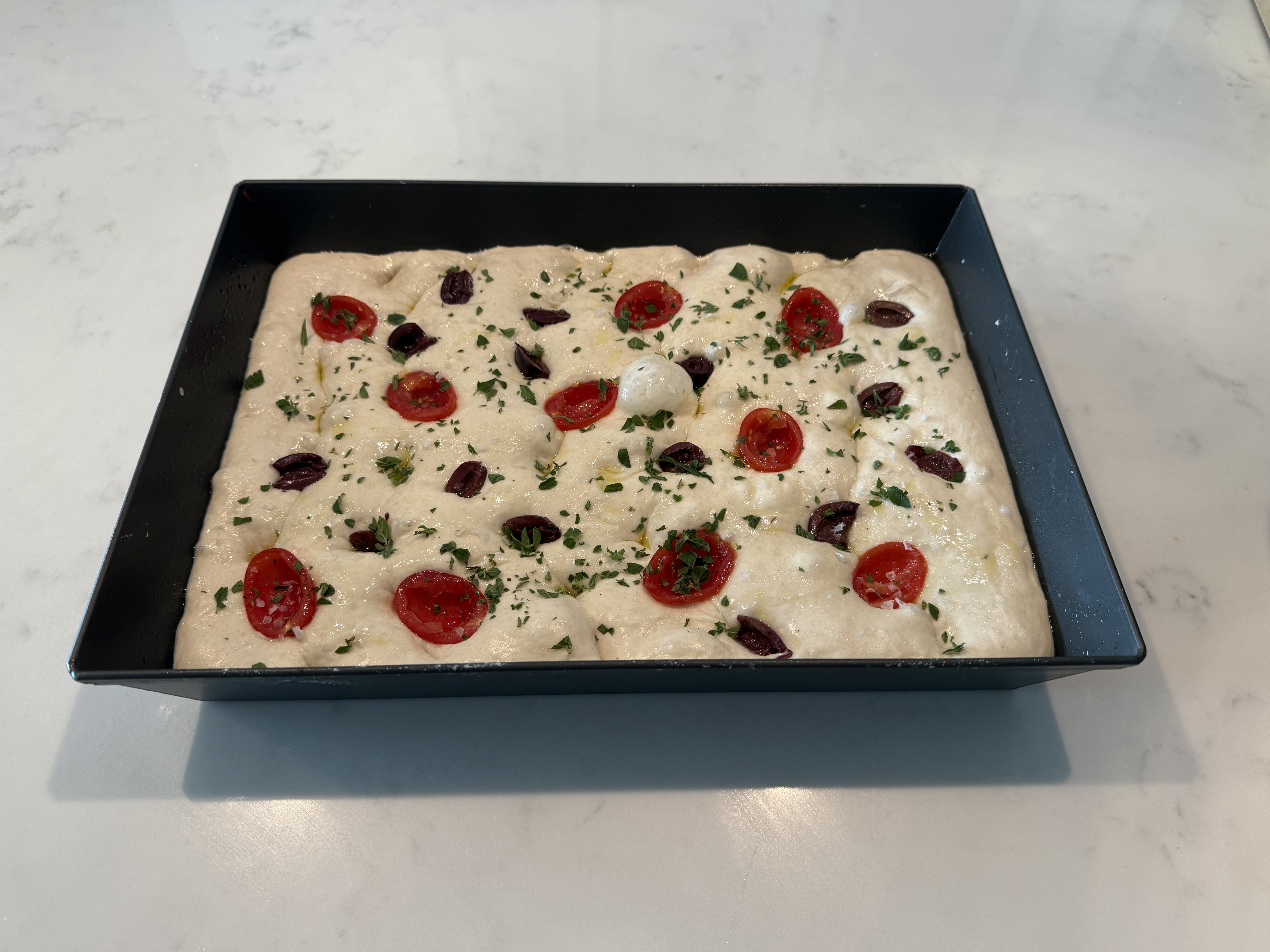 Deep Dish Sourdough Pizza